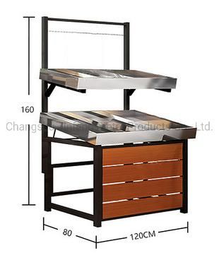 Supermarket Fruit Shelf Fresh Fruit and Vegetable Display Shelf