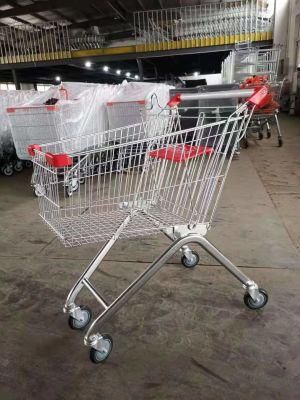 Euro Style Supermarket Shopping Trolley 60L