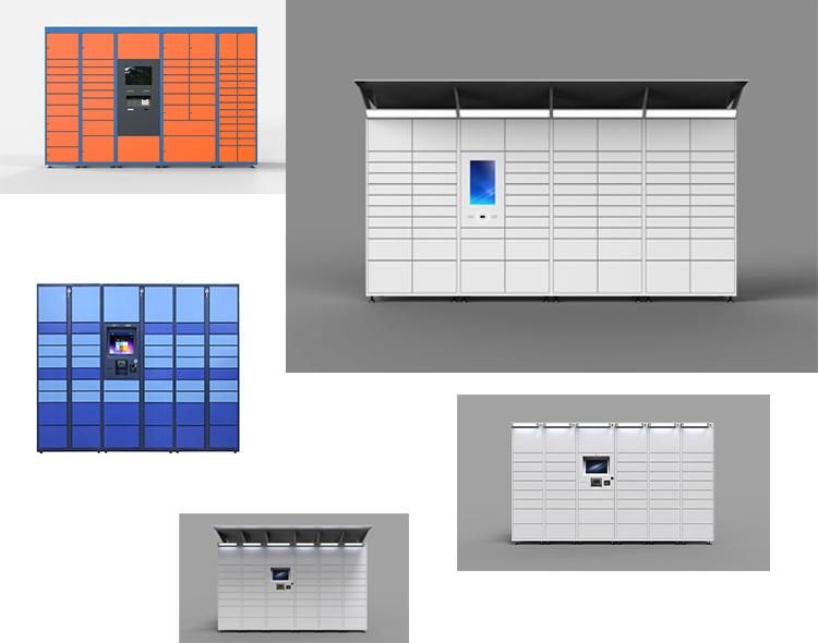 Outdoor Parcel Delivery Intelligent Controller Smart Locker for Courier and Receiver Office Building Use Z210510