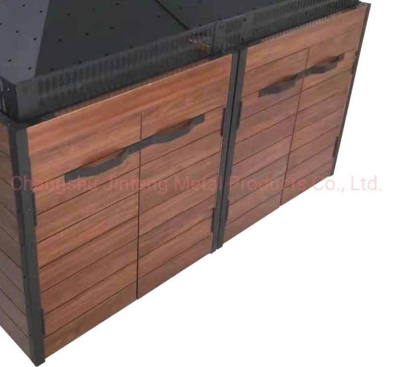 Supermarket Shelves Fruits and Vegetables Wooden Display Stand with False Roof