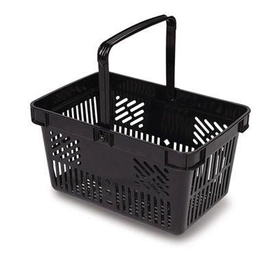 2021 Popular Design Convenience Store Basket Supermarket Plastic Shopping Basket