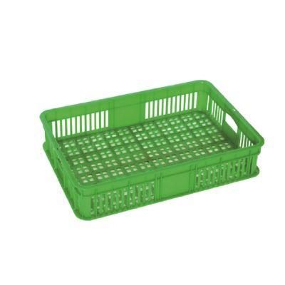 Wholesale Hollow Basket Supermarket Vegetable Display Storage Plastic Basket