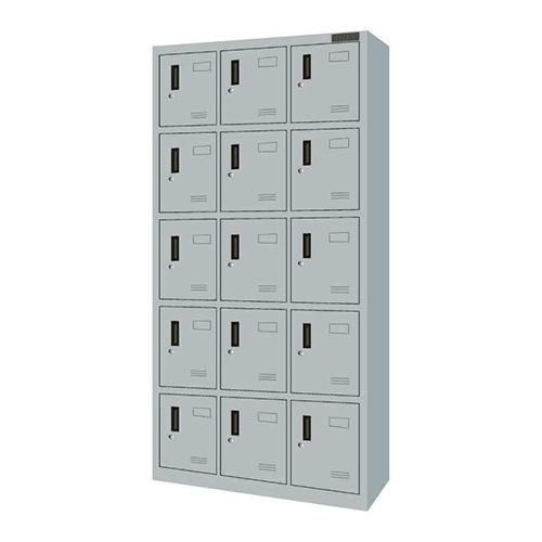 High Quality Furniture Kd Structure 15 Doors Metal Locker