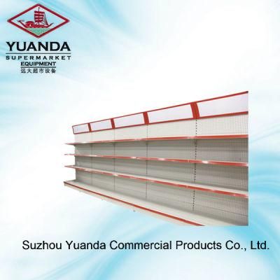 Wholesale Perforated Back Panel Supermarket Shelf with Light Yd-S006