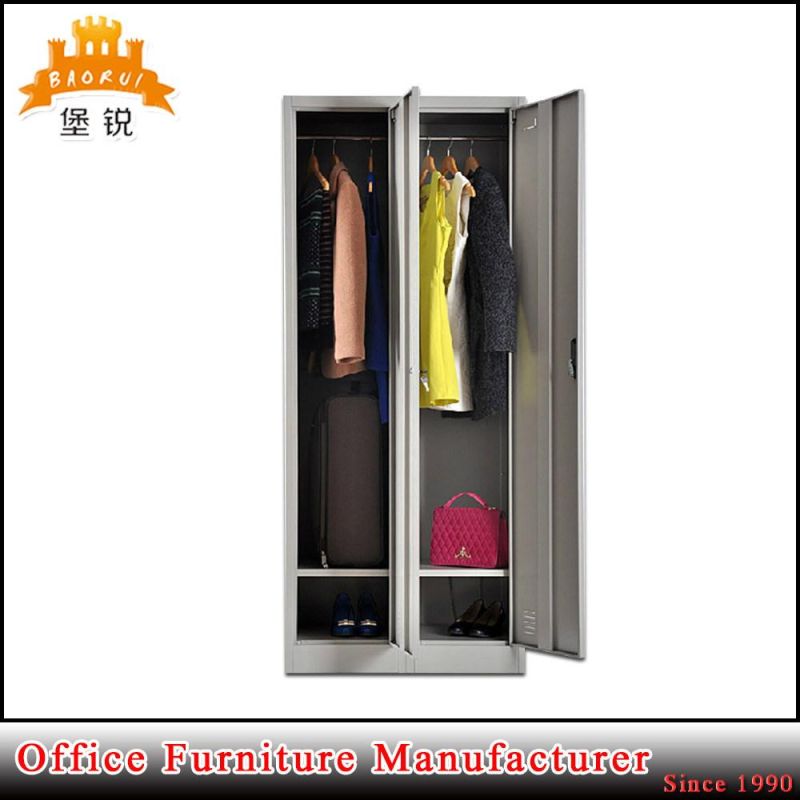 Jas-024 Luoyang Factory Home Use Colorful 2 Door Metal Vertical Cabinet