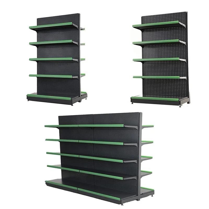 Factory Direct Metal Gondola Retail Display Racks Supermarket Equipment