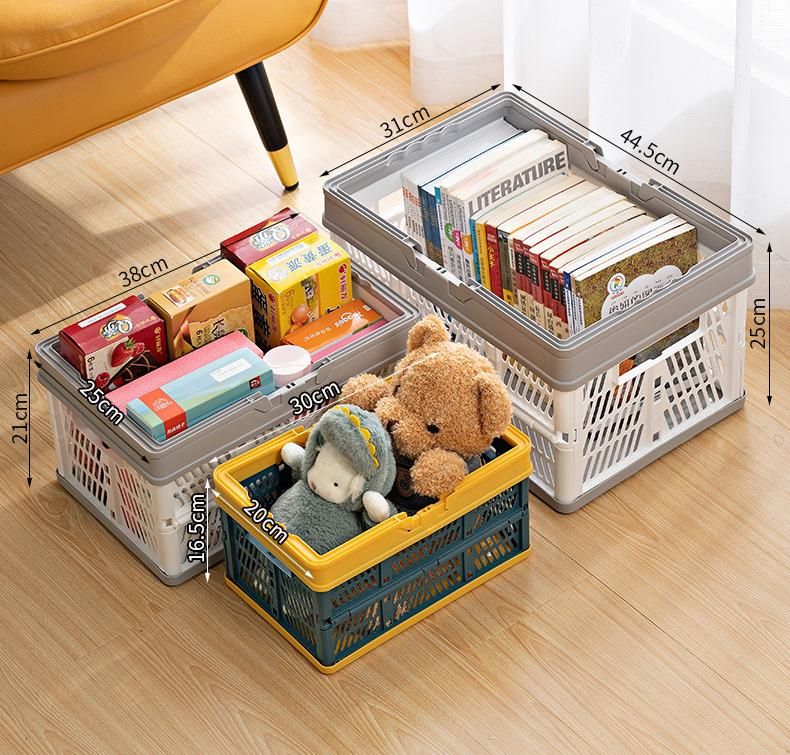 Supermarket Shopping Basket Foldable Storage Basket Storage Box Organized Basket Fruit Basket Vevetable Basket