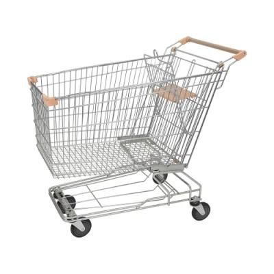Customized Convenience Store Steel 4 Wheels Cart with Child Seat