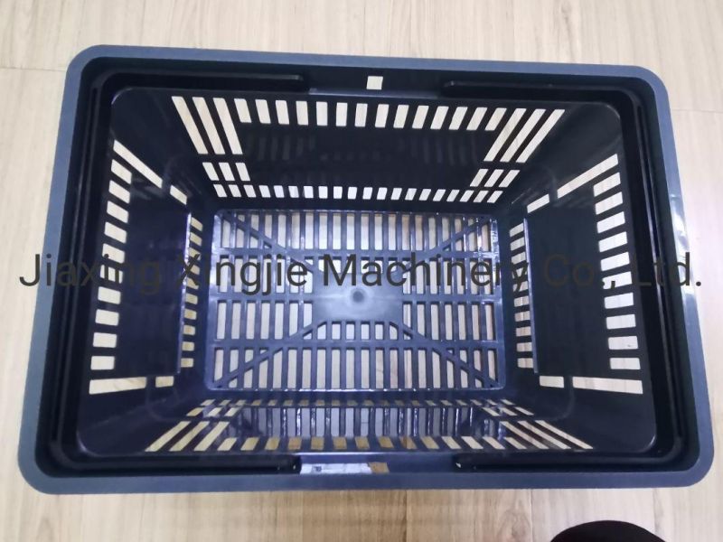 Good Quality Plastic Handing Shopping Basket for Supermarket