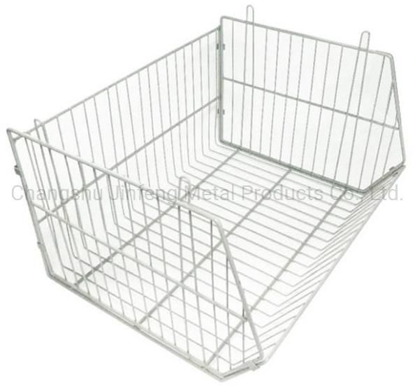 Supermarket Display Cage with Wheels Detachable Metal Removable Storage Cage