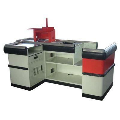 High Grade Money Counter Supermarket Cashier Counter Desk