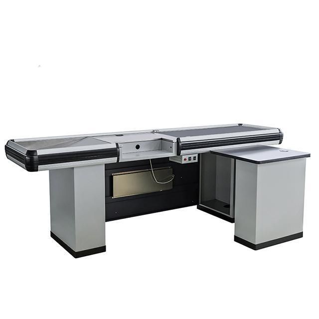 Supermarket Cashier Desk Customized Shop Checkout Counter