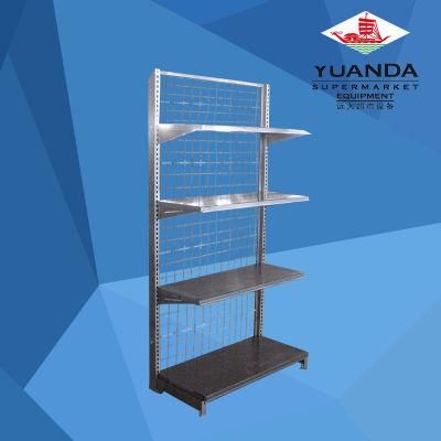 Single Sided Wire Mesh Back Board Supermarket Shelf