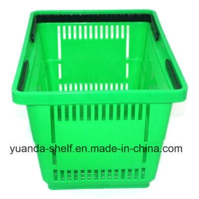 Wholesale Supermarket Hand Carry Plastic Shopping Basket