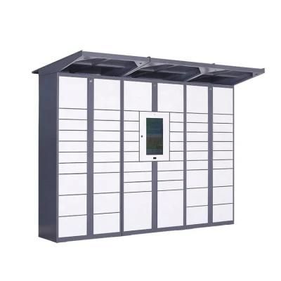 Electronic Barcode System Metal Smart Parcel Locker for Outdoor