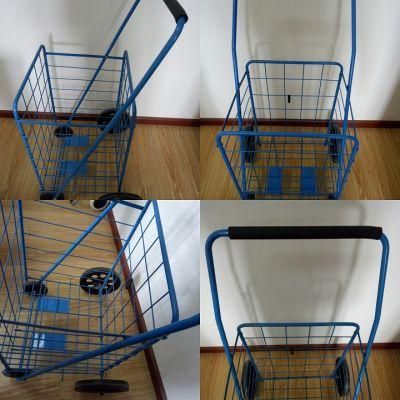 Xjyd10 Steel Tube with Paint Coating Surface Handling and Steel Material Big Size Shopping Cart