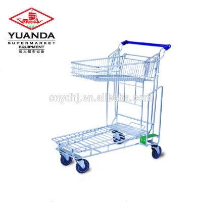 Wholesale Superior Quality Zinc Shopping Cart Promotion Basket Shop Trolley