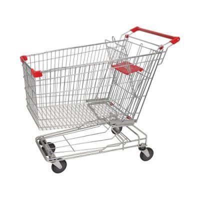 Factory Direct Sale 210L European Modern Escalator Metal Supermarket Carts (JS-TAS07)