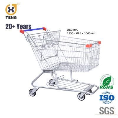 210L Big Capacity Shopping Cart with Baby Seat