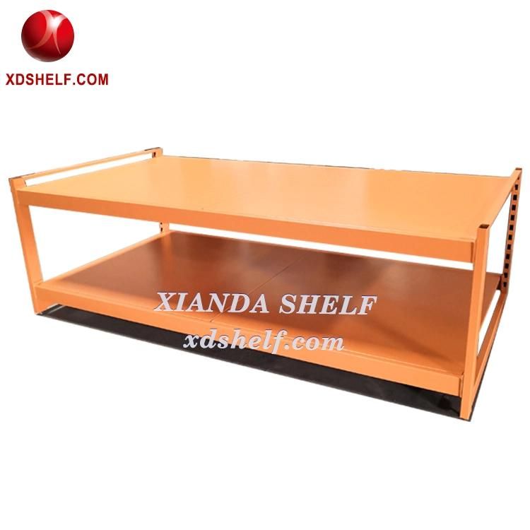 Free Standing 3sides Ending Metal Display Rack for Hand Tools Branding