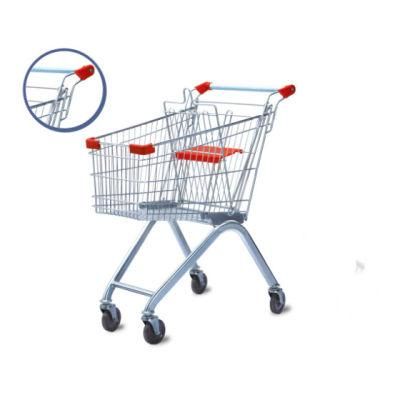 European Style Unfolding Supermarket Shopping Cart Trolley