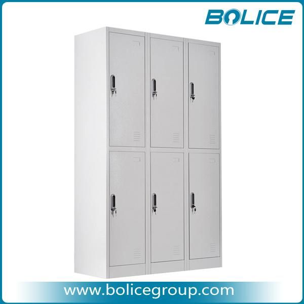 Duarable Staff Steel Locker with 6 Doors