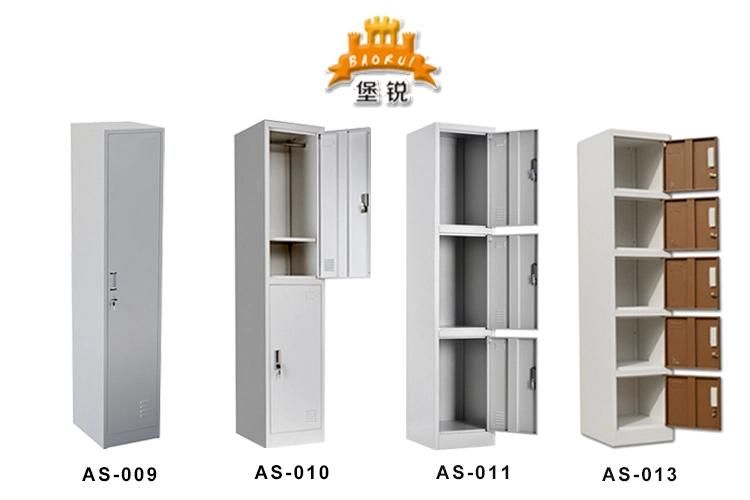 Office Furniture Single 4 Door Locker 4 Tier Metal Lockers