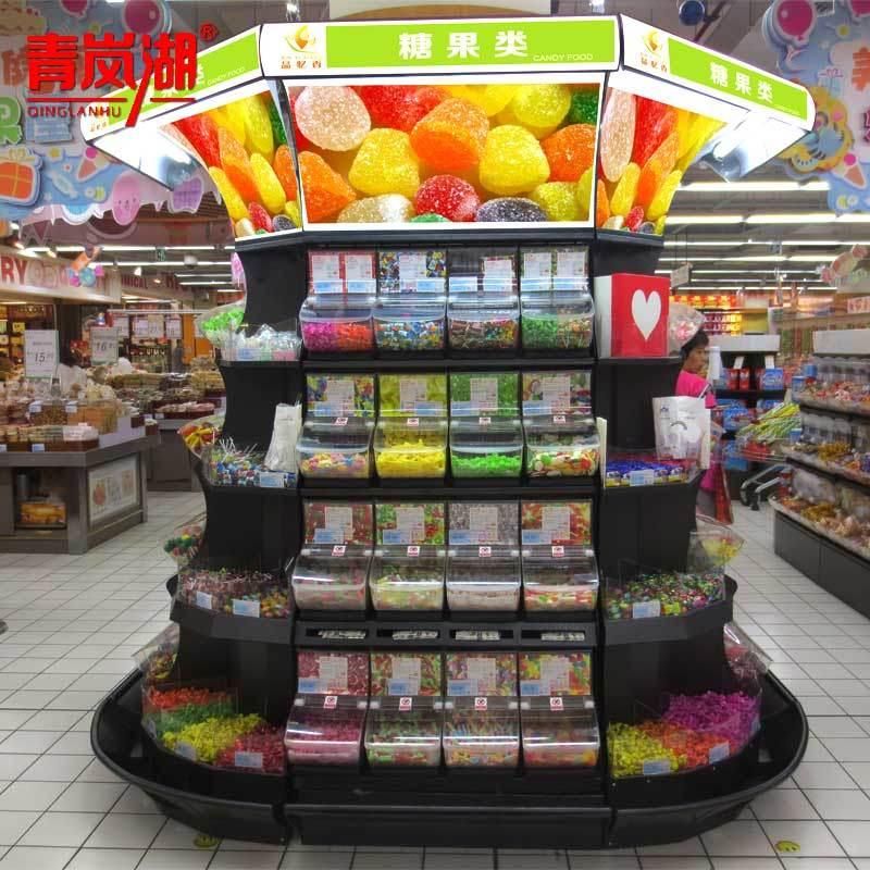 2022 Popular Strong Iron Four Layer Display Shelf Supermarket