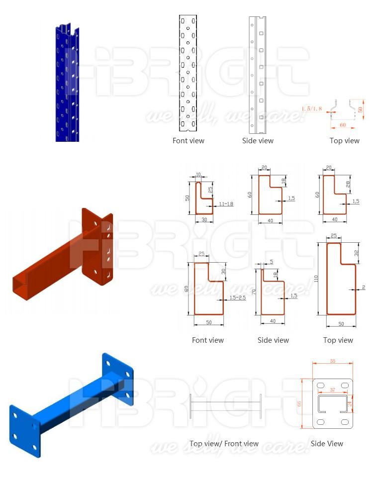 Storage Medium Duty Metal Warehouse Rack