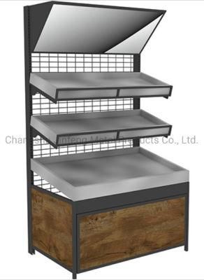 Fruit and Vegetable Ramp Supermarket Display Shelves