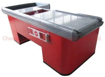 Supermarket Counter Table Checkout Counter Cashier Counter Jf-Cc-072