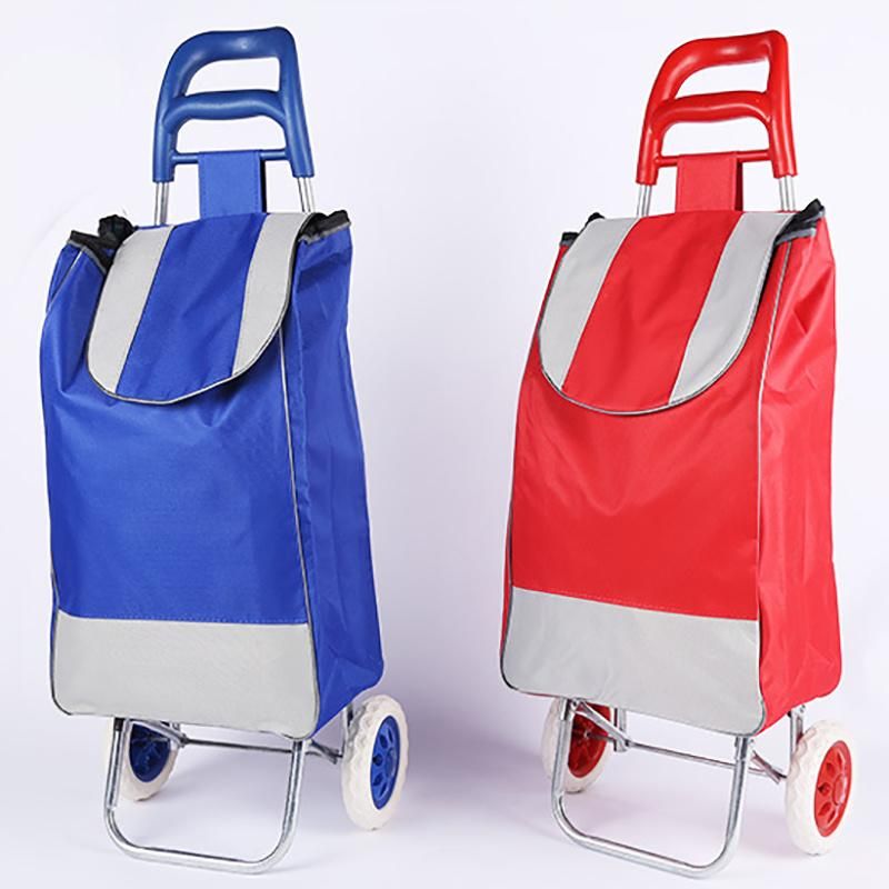 Wheels Grocery Folding Cart Shopping Trolley Bag