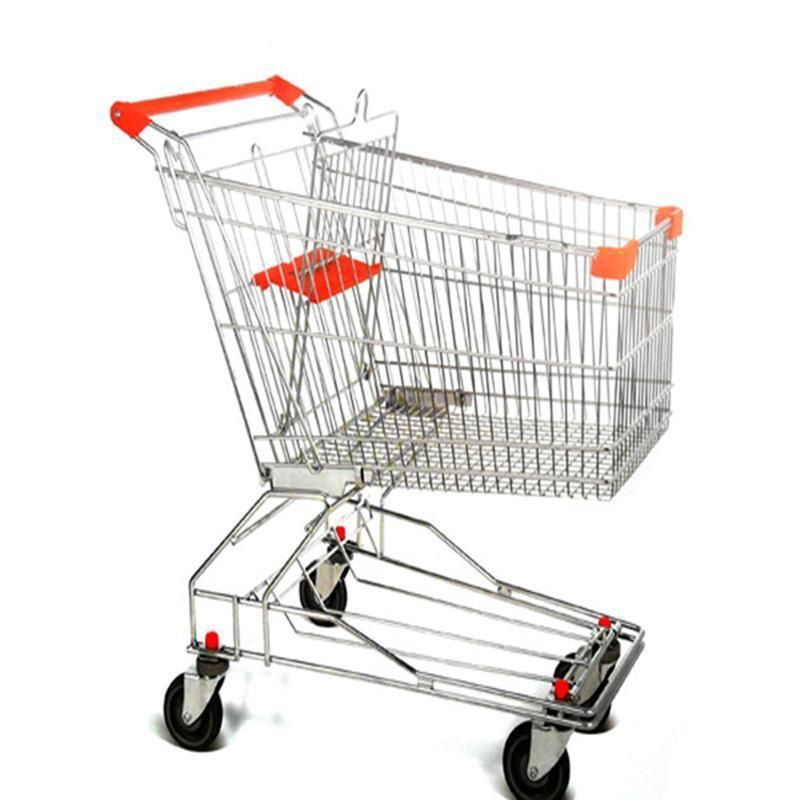 Cheap Shopping Trolleys Metal Steel Supermarket Shopping Carts