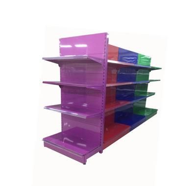 Customized Size Double Side Gondola Supermarket Shelf