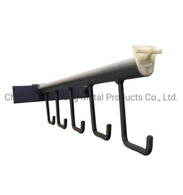 L Shaped Display Rack Metal Hooks for Shop Display Board