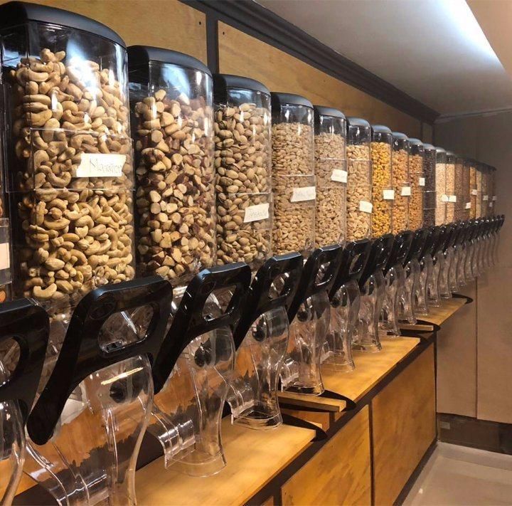 Display Container Bulk Cereal Food Dispenser for Supermarket