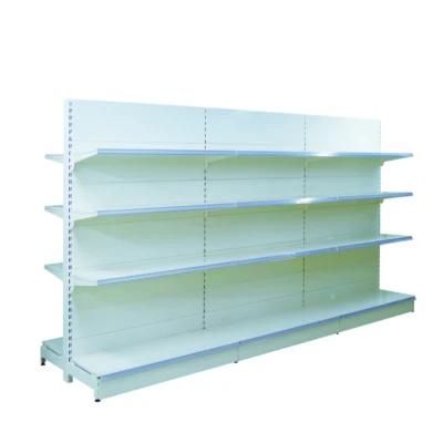 Double Side Supermarket Metal Gondola Display Shelf