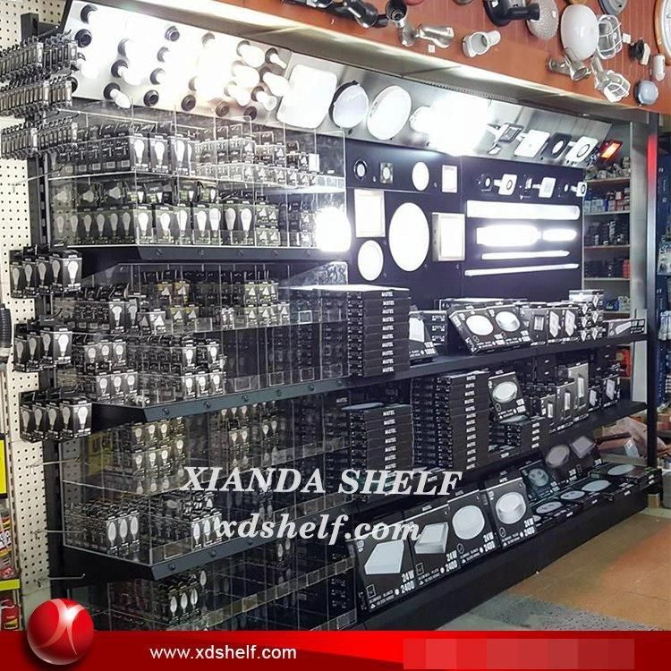 Safety Protection Workwear Metal Pegboard Hardware Selling Store and Hand Tool Power Tools Equipment Depot Exhibition Tool Metal Display Rack