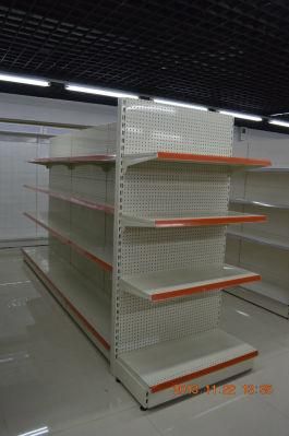 Perforated Gondola Back Panel Supermarket Shelf