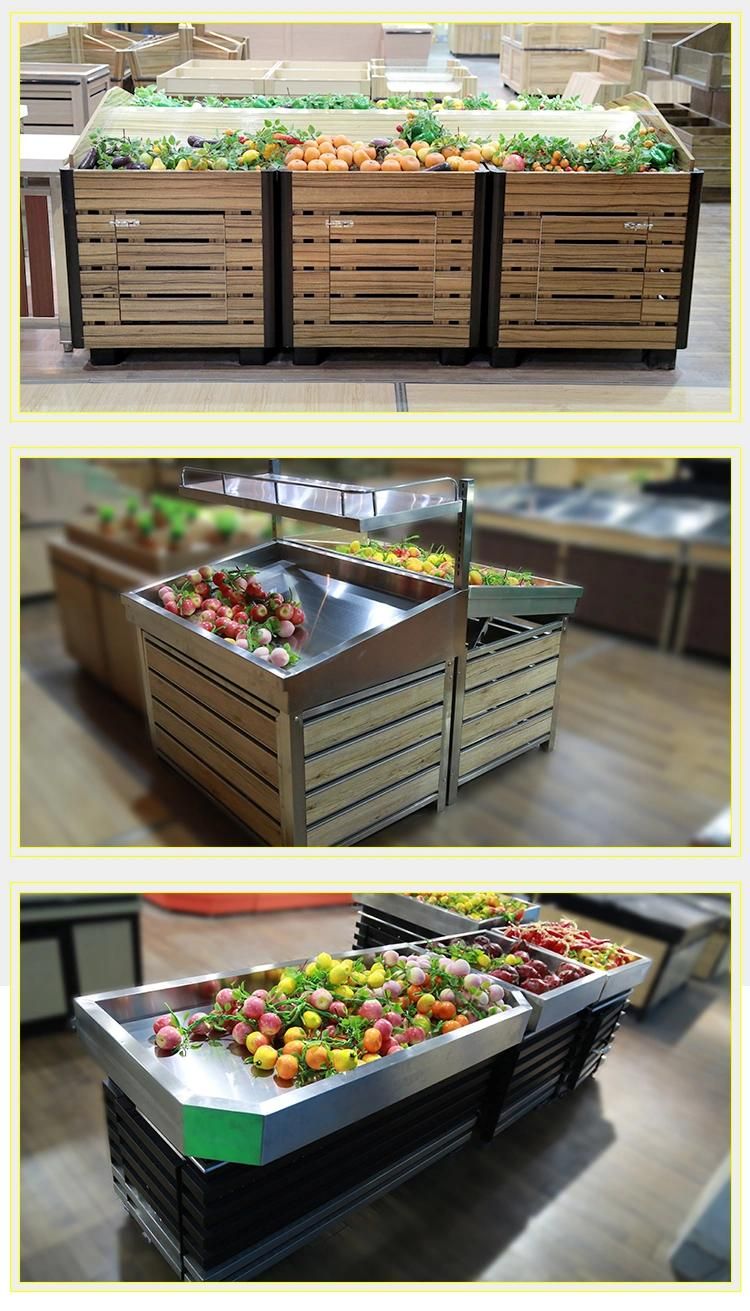 Hibright Supermarket Fruit and Vegetable Display Rack