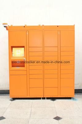 Hot Sale Intelligent Electronic Outdoor Logistic Touch Screen Parcel Delivery Smart Lockers