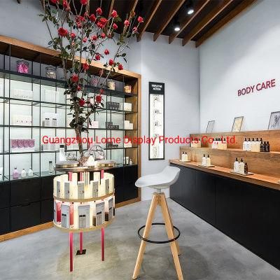 Cosmetic Perfume Display Customized Interior Design Display Makeup Furniture Lipstick Stand