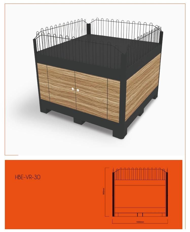 Wholesale Supermarket Wooden Metal Promotional Display Desk