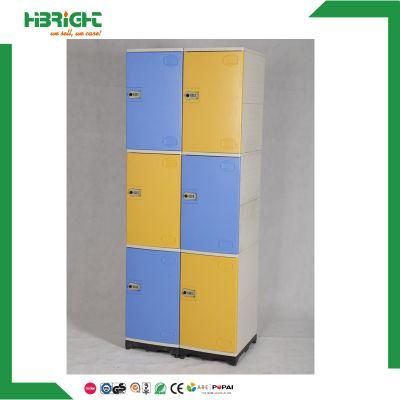 Knock Down Supermarket ABS Storage Waterproof Plastic Lockers