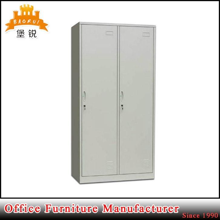 Fas-024 Knock Down Furniture 3 Door Steel Wardrobe Cabinet Metal Locker