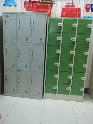 China Locker Wholesale Metal Cabinet Manufacturer Locker 9/18 Doors