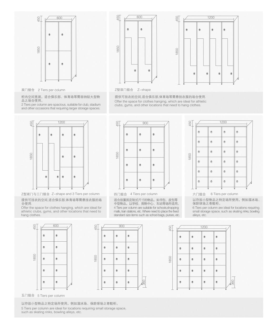 Changing Room Compact Laminate HPL Board Waterproof Locker