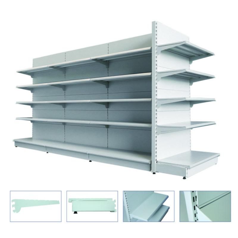 Manufacturer Supplier Metal Gondola Display Racks Supermarket Shelves