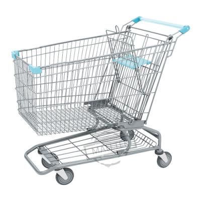 New Design Zinc Plated 210L Supermarket Trolley