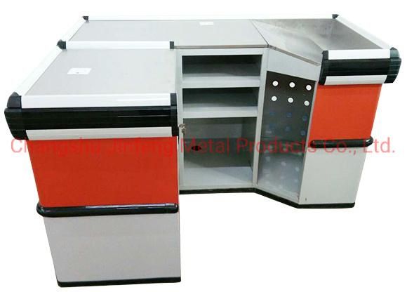 Supermarket and Store Fixture Metal Cashier Table